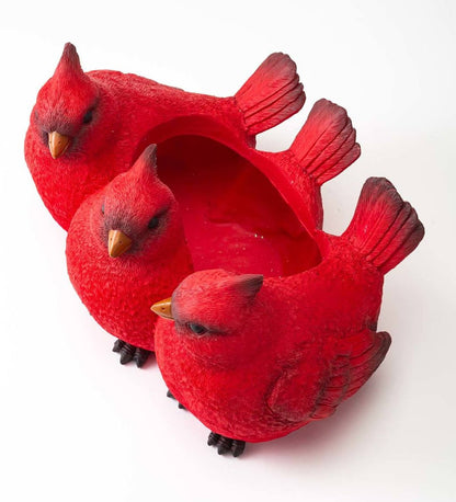 Planter Pot Red Bird Friends Home Garden