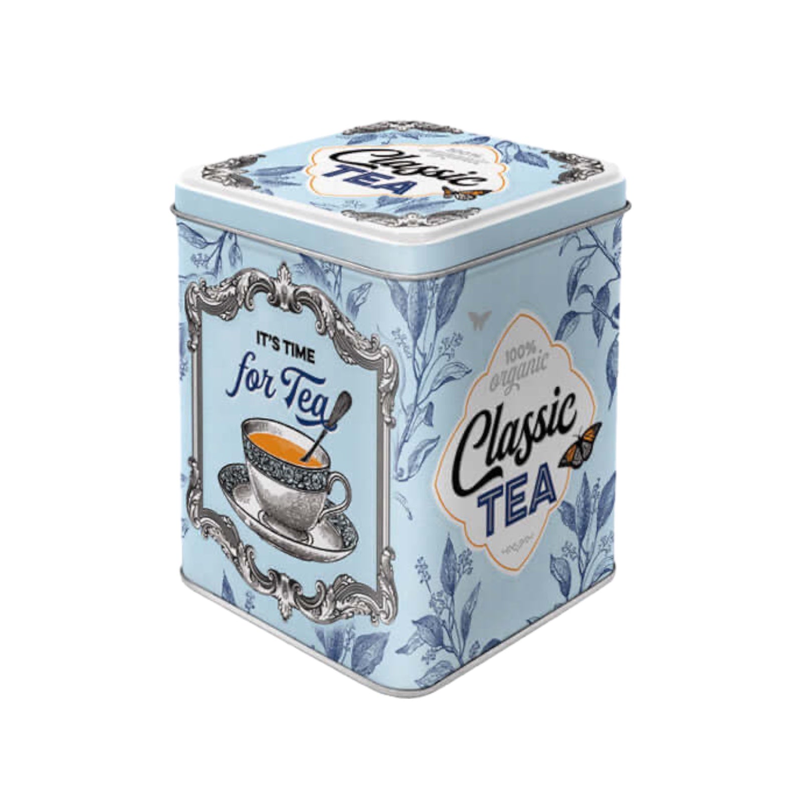 Box Tin Tea Classic Vintage Retro - The Renmy Store Homewares & Gifts 
