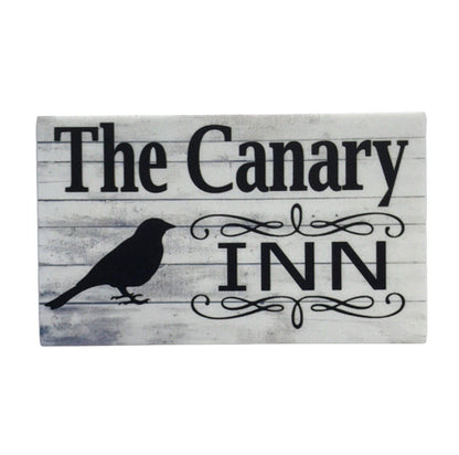 The Canary Bird Inn Bird Sign - The Renmy Store Homewares & Gifts 