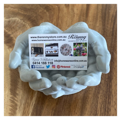 Hands Planter Pot Keys Money Candle Handmade Concrete Decor