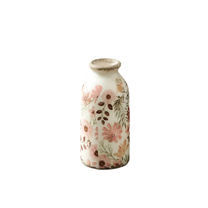 Vase Floral Rose Cottage