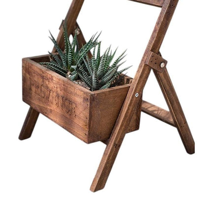 Garden Wooden Rustic Flower Planter Pot Box