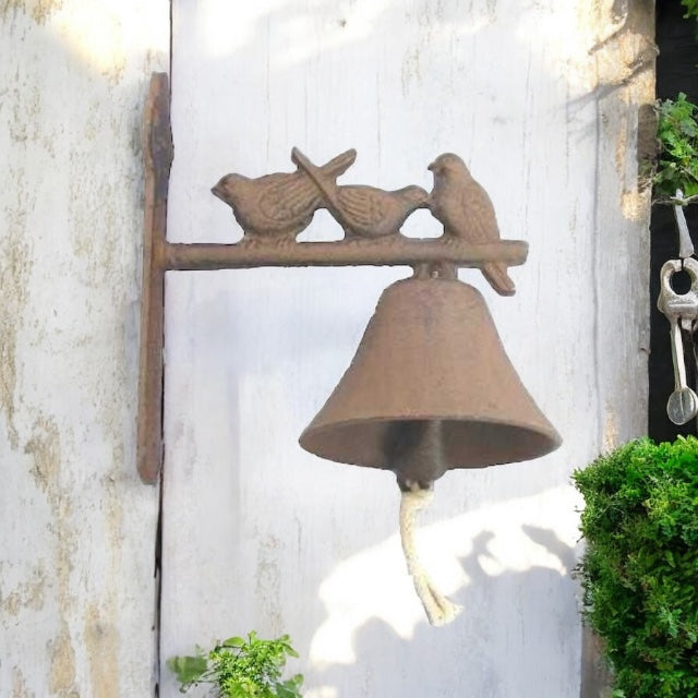 Door Bell Birds Vintage Cast Iron - The Renmy Store Homewares & Gifts 