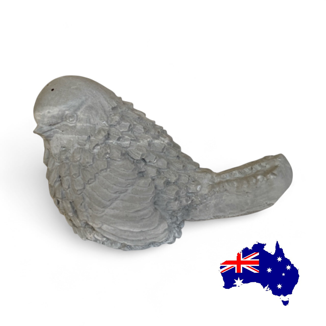 Bird Birdie Aussie Handmade Concrete