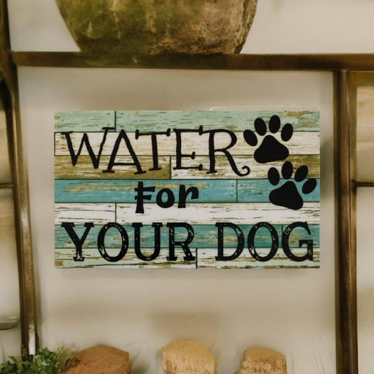 Dog Water Cafe Business Shop Sign - The Renmy Store Homewares & Gifts 