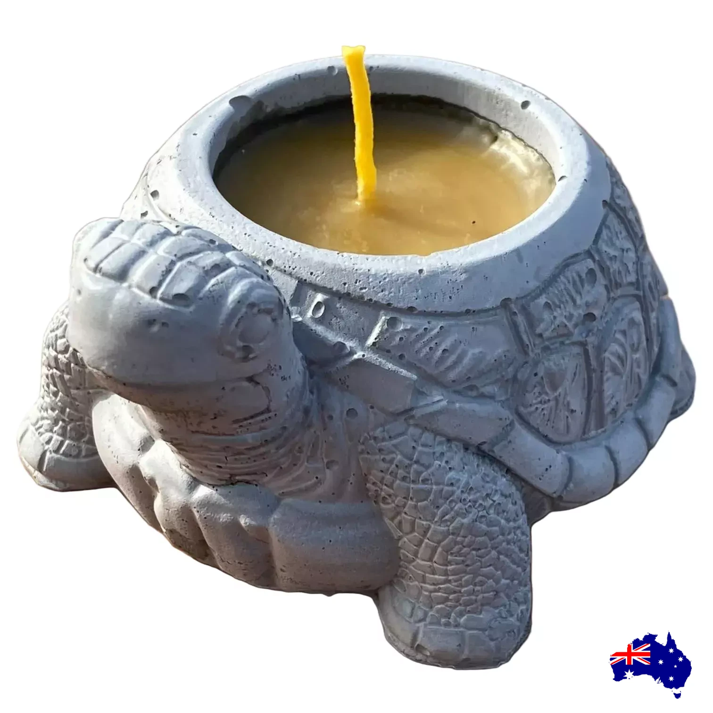 Pure Beeswax Turtle Candle Aussie Handmade