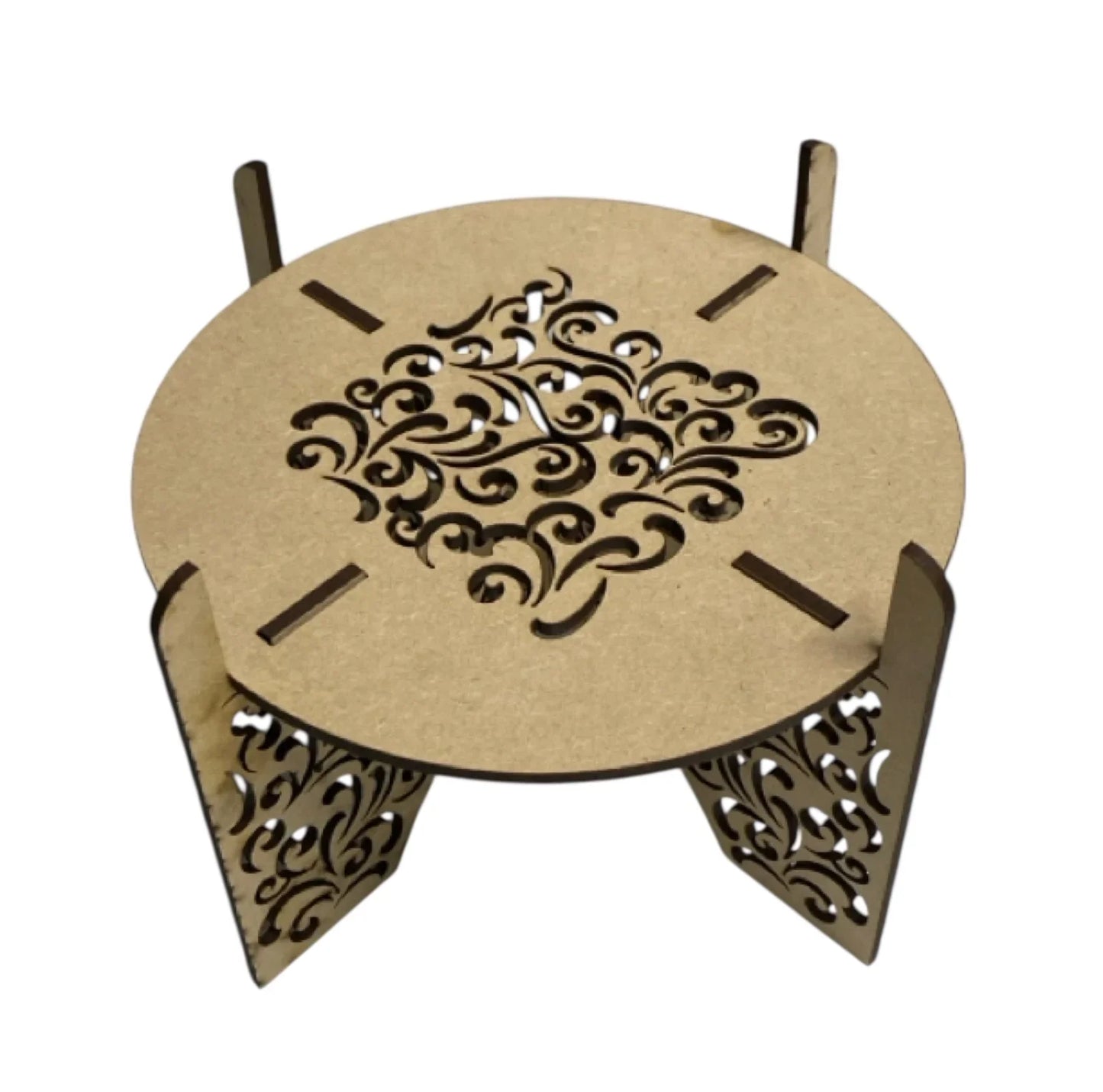Plant Stand DIY Decorative Wood MDF Laser Cut