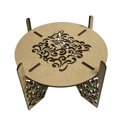 Plant Stand DIY Decorative Wood MDF Laser Cut