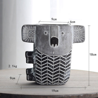 Planter Pot Vase Flower Plant Koala Aussie