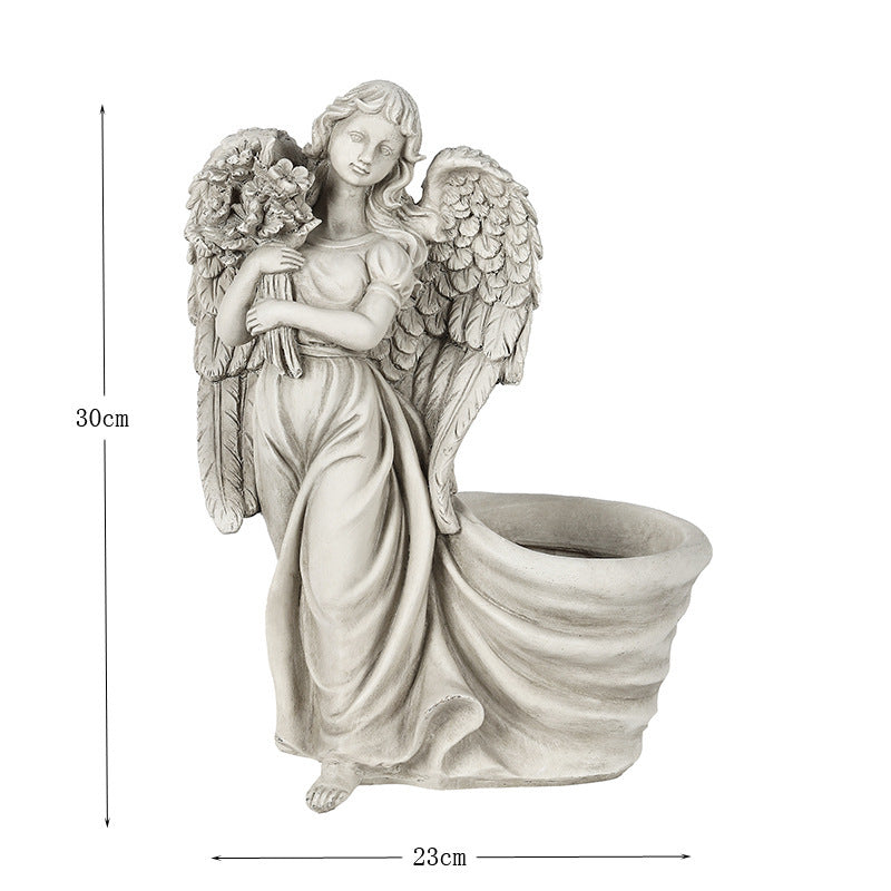 Angel Garden Plant Flower Planter Pot Ornament