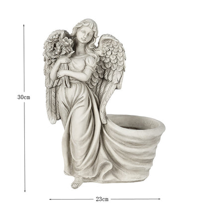 Angel Garden Plant Flower Planter Pot Ornament