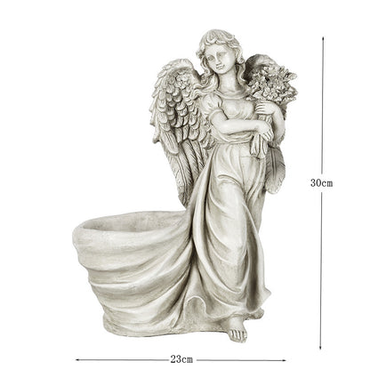 Angel Garden Plant Flower Planter Pot Ornament