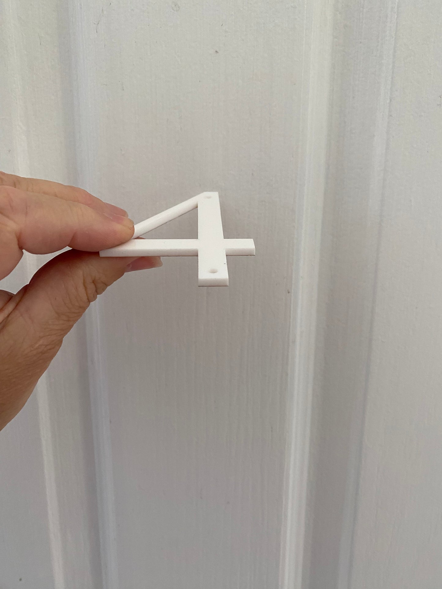House Numbers & Letters | Acrylic Letterbox Address Signs | Black or White 85mm 8.5cm | Aussie Made