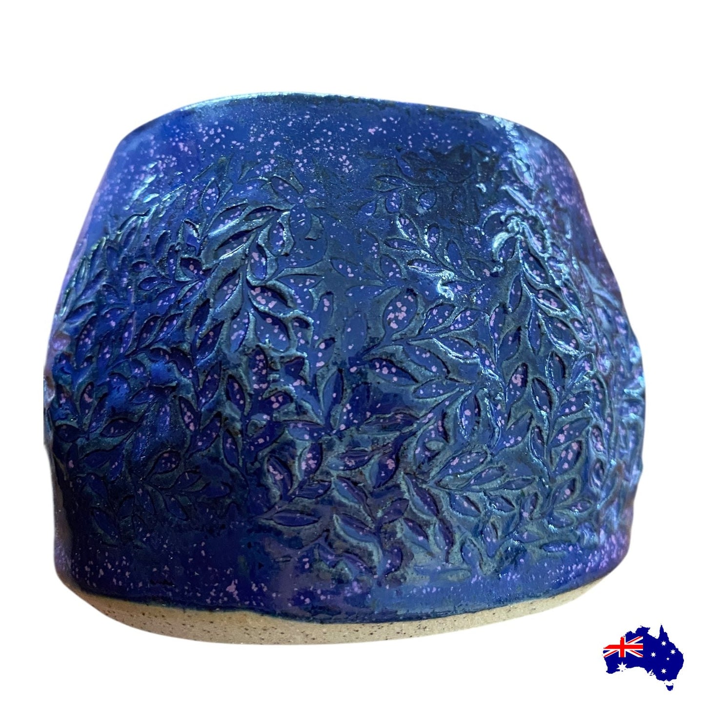 Handmade Blue Ceramic Mug Cup & Earrings Gift Set | Aussie Made Wolf and Clay