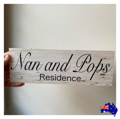 Family Residence Custom Personalised House Sign - The Renmy Store Homewares & Gifts 