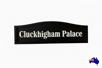 The Duck House  -  Custom Timber Sign - Personalised Australian Made