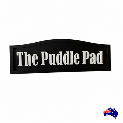 The Duck House  -  Custom Timber Sign - Personalised Australian Made