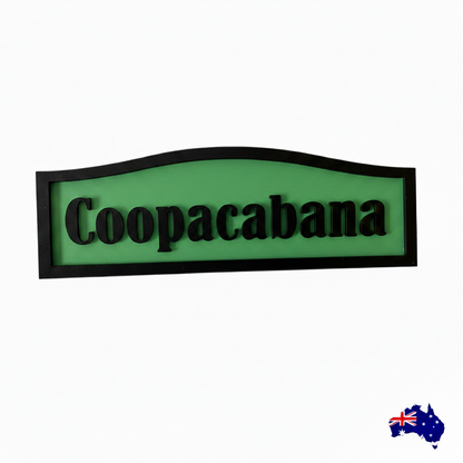 Chicken Coop House Name Range Custom Timber Sign - Australian Made