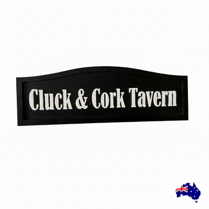 The Duck House  -  Custom Timber Sign - Personalised Australian Made
