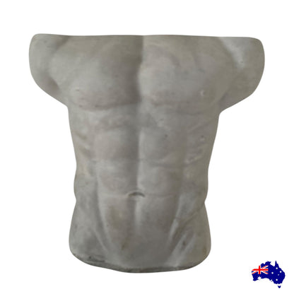 Planter Pot Man Bod Aussie Handmade Concrete