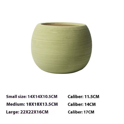 Planter Pot Garden Natural Earth Ceramic