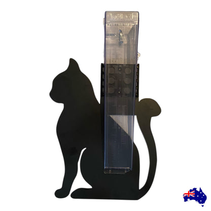 Rain Gauge Cat Kitty - Stake or Wall Mount - Aussie Made