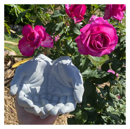 Hands Planter Pot Keys Money Candle Handmade Concrete Decor