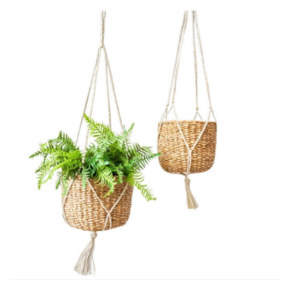 Pot Planter Plant Basket Set of 2 Hanging - The Renmy Store Homewares & Gifts 