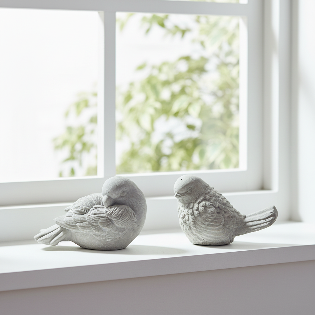 Custom Bird and Parrot Aussie Handmade Concrete - Set of 2, 4 or 6 - Australian Made