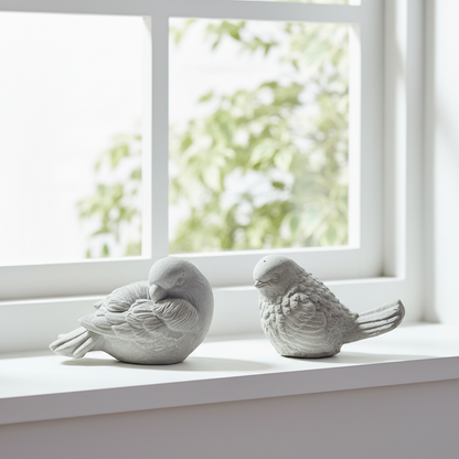 Custom Bird and Parrot Aussie Handmade Concrete - Set of 2, 4 or 6 - Australian Made