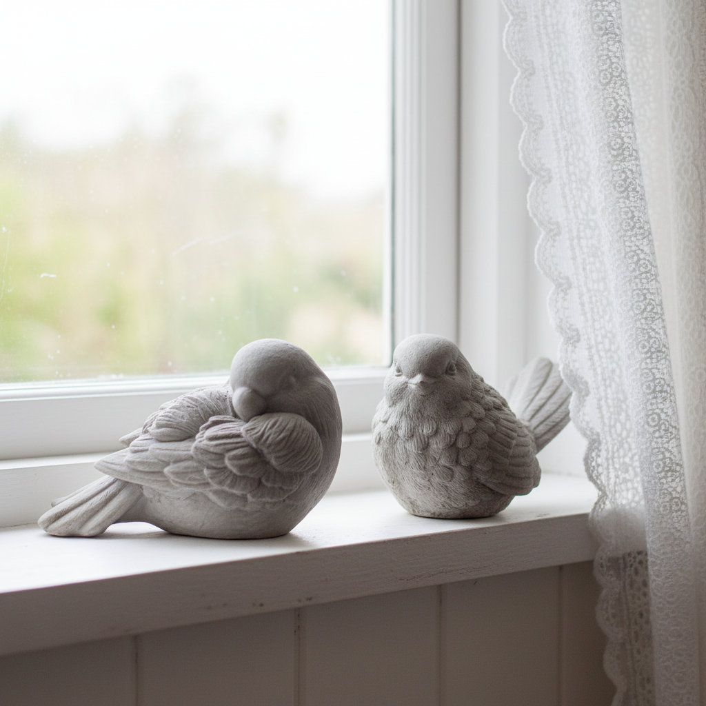 Custom Bird and Parrot Aussie Handmade Concrete - Set of 2, 4 or 6 - Australian Made