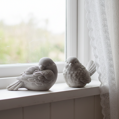 Custom Bird and Parrot Aussie Handmade Concrete - Set of 2, 4 or 6 - Australian Made