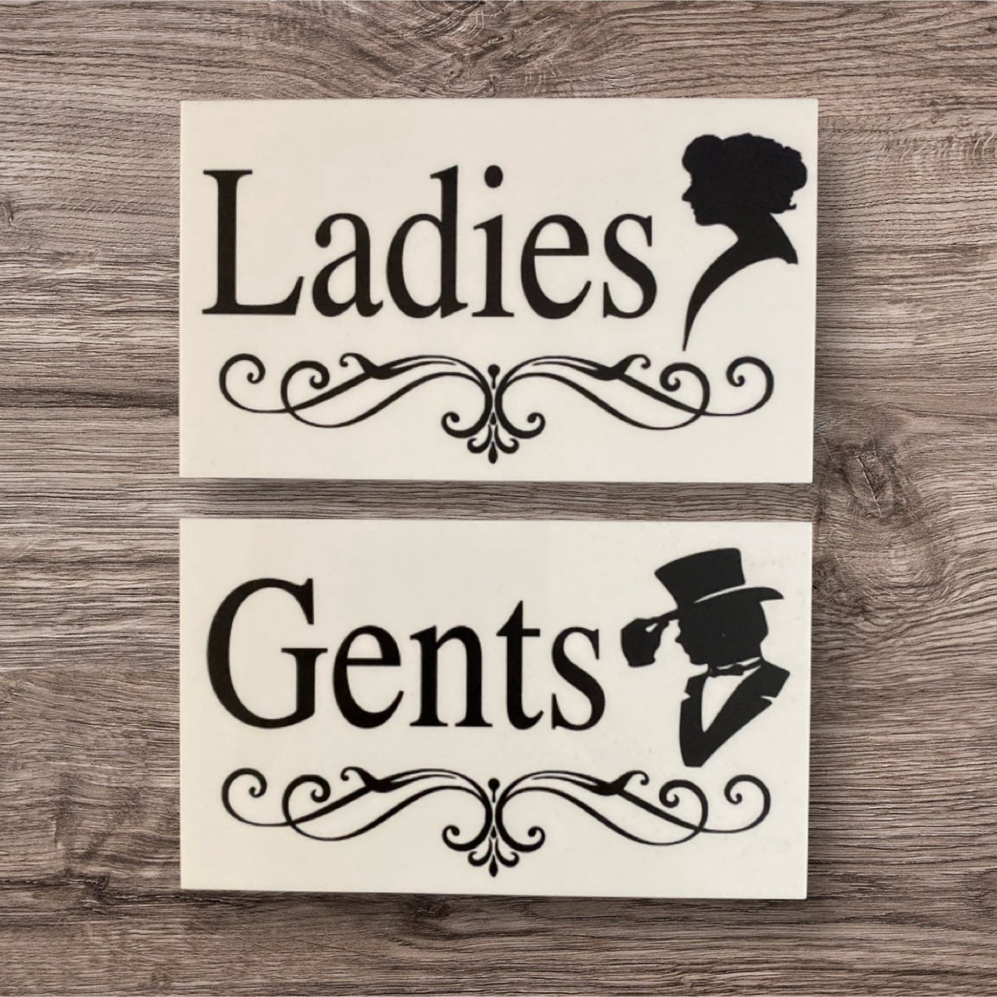 Toilet Door Ladies Gents Vintage Antique Sign