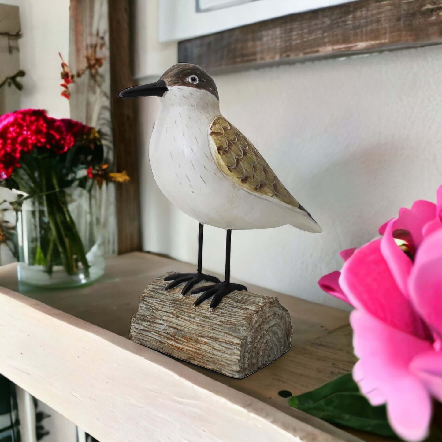 Bird Sand Piper Natural Ornament - The Renmy Store Homewares & Gifts 