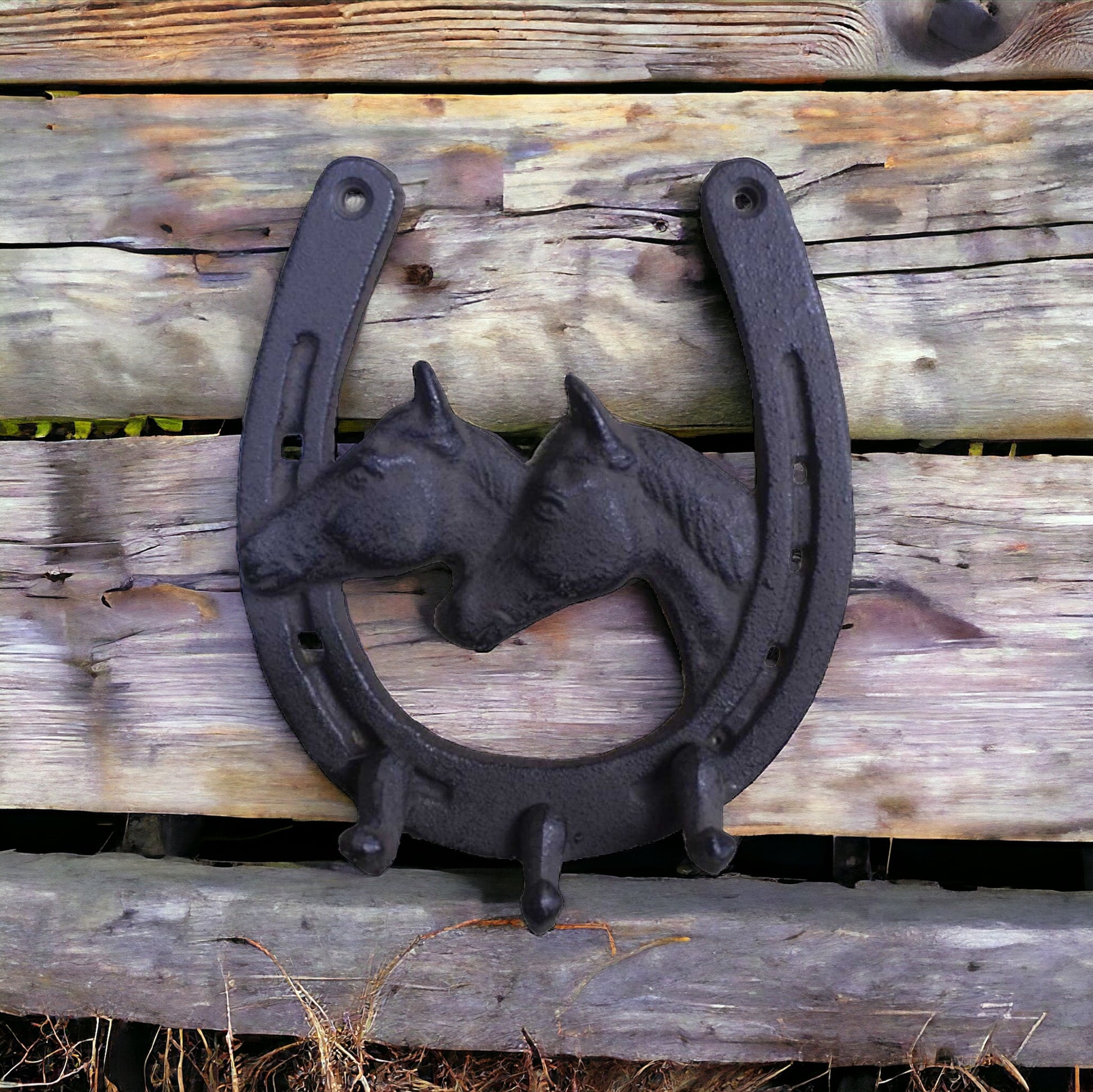Hook Horse Shoe Rustic Cast Iron - The Renmy Store Homewares & Gifts 
