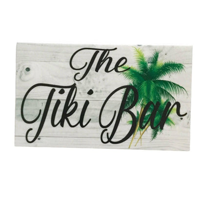 The Tiki Bar with Palm Trees Sign - The Renmy Store Homewares & Gifts 