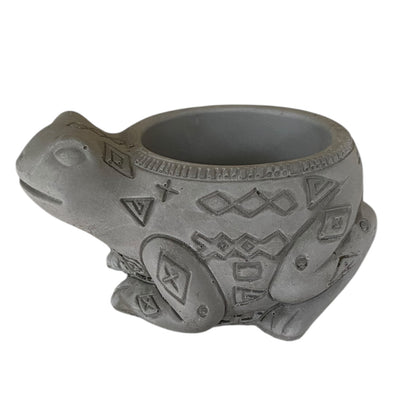Planter Pot Frog Aussie Handmade Concrete