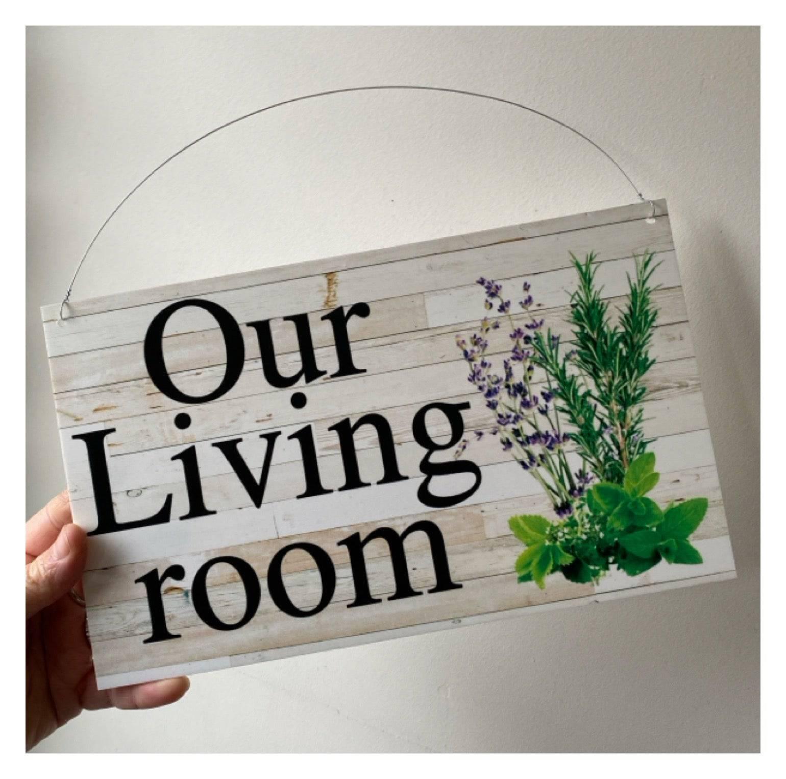 Herb Herbs Garden Custom Personalised Sign - The Renmy Store Homewares & Gifts 