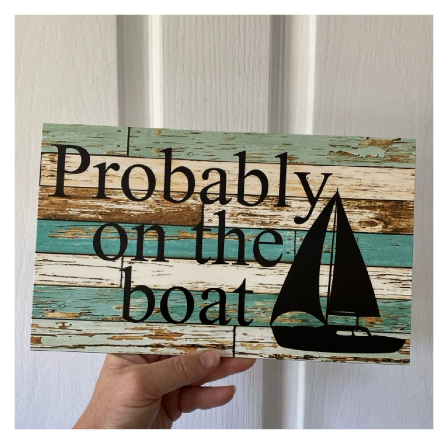 Sailing Nautical Boat Custom Sign