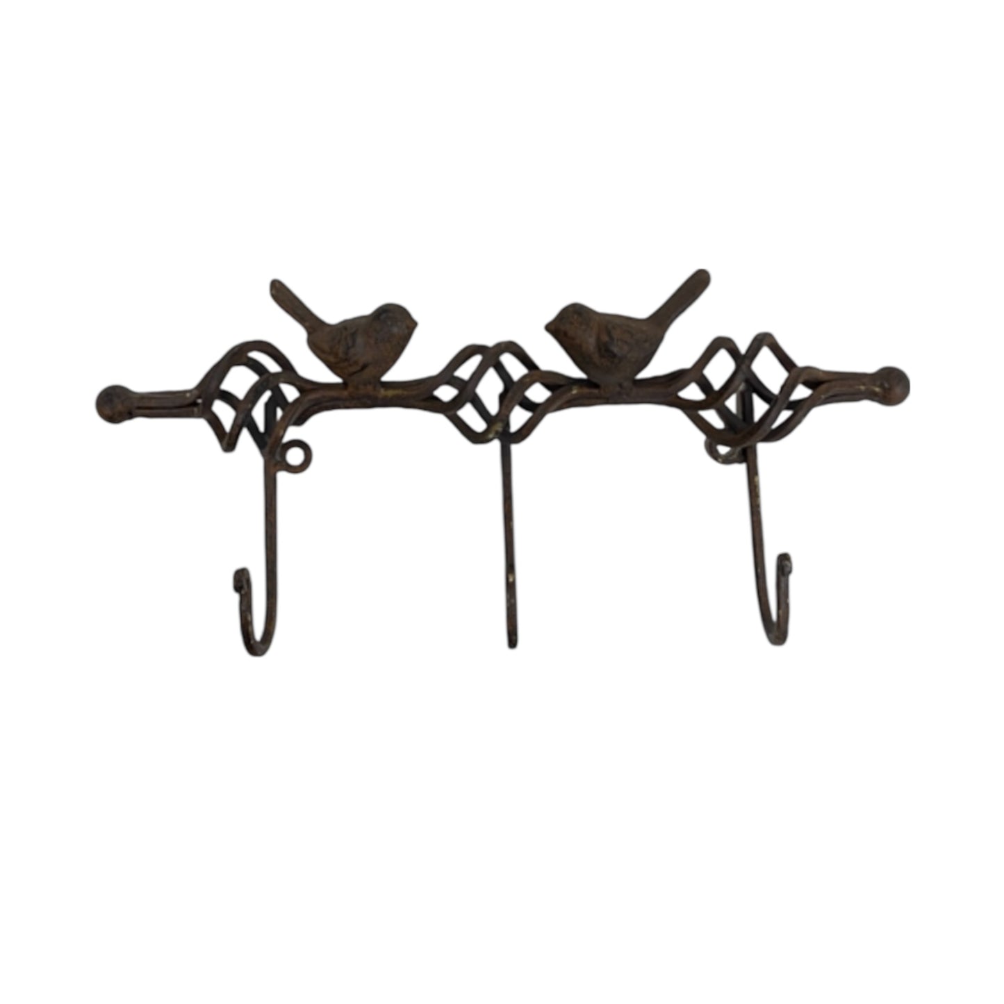 Bird Hook Cast Iron Three Key Garden Vintage