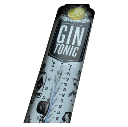 Thermometer Weather Temperature Gin & Tonic Retro - The Renmy Store Homewares & Gifts 