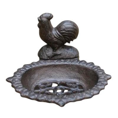 Soap Dish Cast Iron Rooster