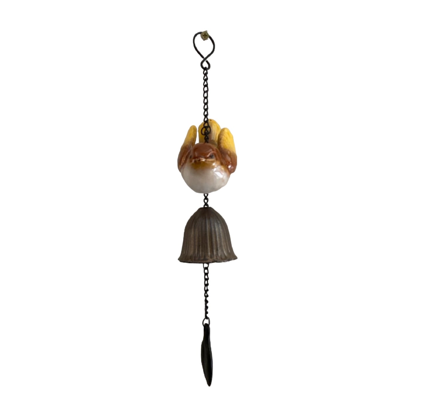 Bird Bell Ceramic Hanging Natural - The Renmy Store Homewares & Gifts 