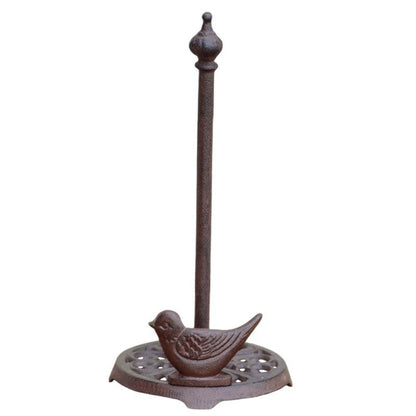 Paper Towel Holder Bird Owl Cast Iron - The Renmy Store Homewares & Gifts 