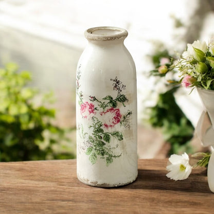 Vase Floral Rose Cottage