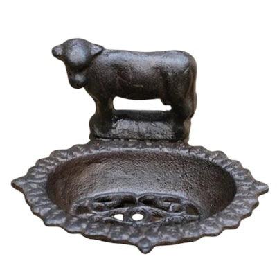 Soap Dish Cast Iron Cow