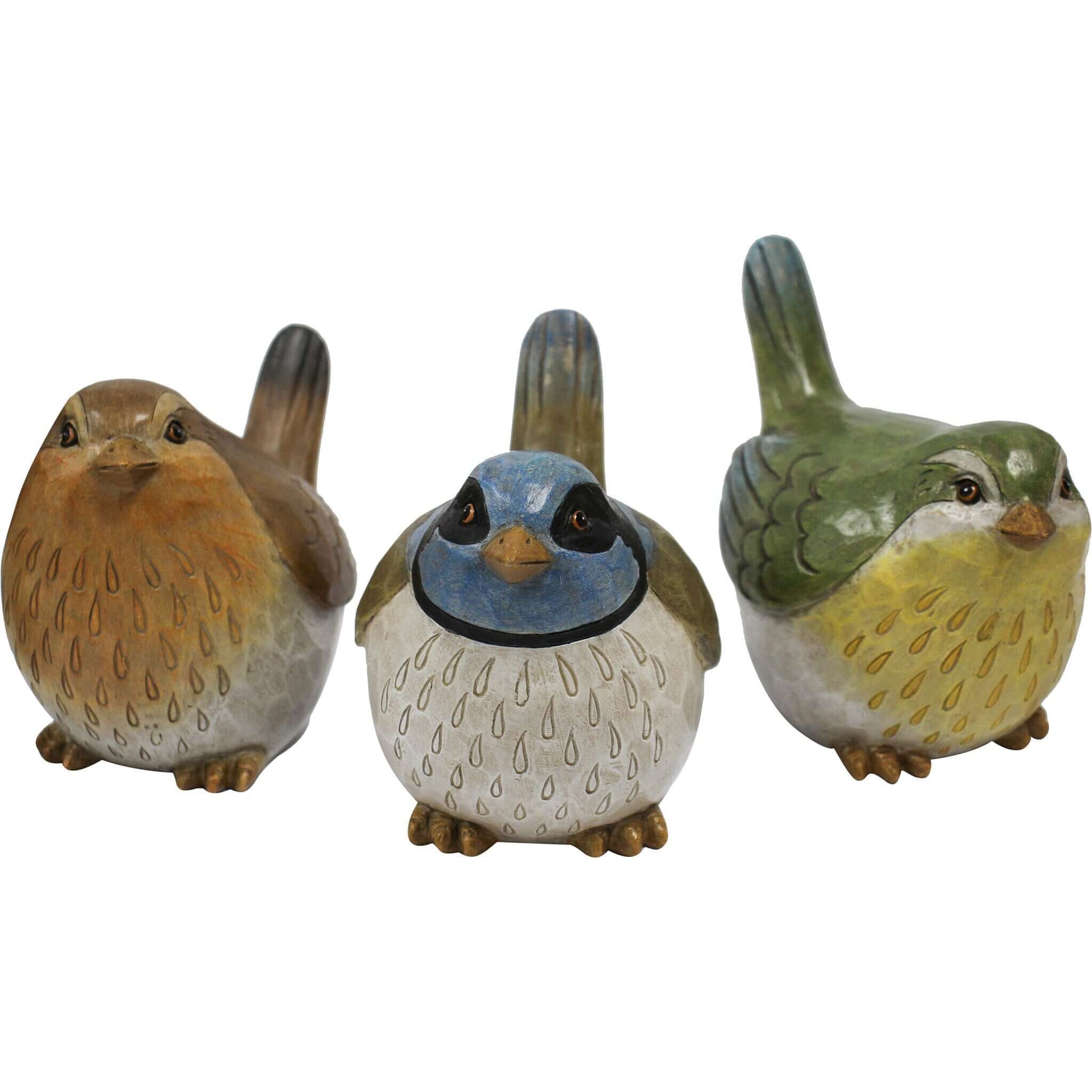 Bird Brilliant Set of 3 Ornament - The Renmy Store Homewares & Gifts 