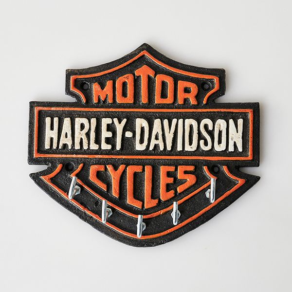 Harley Davidson Hook Key Rack Vintage