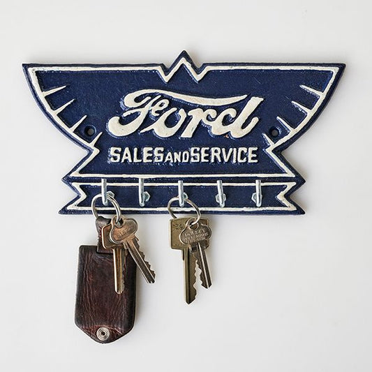 Ford Sales Service Hook Key Rack Vintage