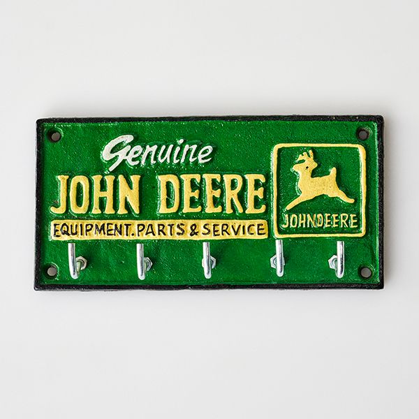 John Deere Hook Key Rack Vintage